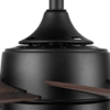 Better Homes & Gardens 52" Black Modern Integrated LED Ceiling Fan with 5 Blades, Light Kit, Pull Chains & Reverse Airflow
