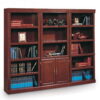 Sauder Heritage Hill 5 Shelf Library Bookcase, Classic Cherry Finish