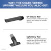 Shark® Vertex DuoClean® PowerFin Upright Vacuum Powered Lift-Away® Self-Cleaning Brushroll, AZ2000