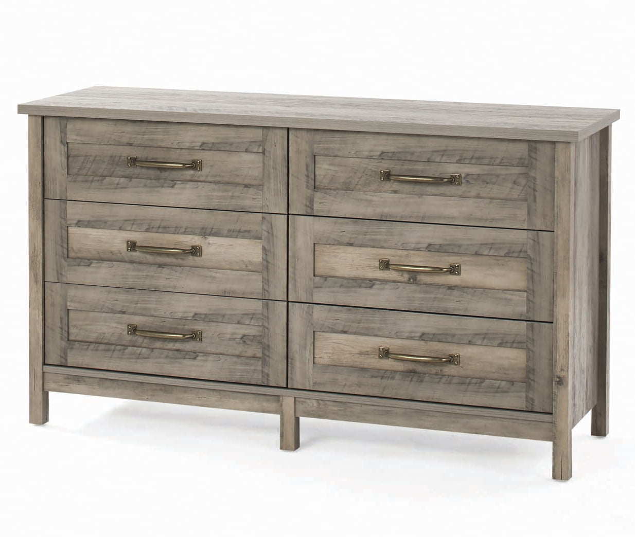 Better homes & gardens deals rustic ranch 6 drawer dresser