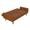 Better Homes & Gardens Nola Modern Futon, Camel Faux Leather