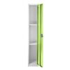AdirOffice Large 72" Metal Storage Locker, 2 Shelves, Steel, Green