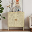 Ouyessir Fabric Cabinet Kitchen Storage Cabinets, Wine Cabinets, Dining Room, Hallway, Cabinet Consoles