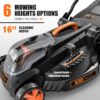 TACKLIFE 40V MAX 4.0Ah 16in Cordless Lawn Mower with Copper Brushless Motor - KDLM4040A TACKLIFE 40V MAX 4.0Ah 16in Cordless Lawn Mower with Copper Brushless Motor - KDLM4040A
