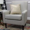 Mainstays Kinley Lounge Arm Chair, Beige Polyester Fabric Mainstays Kinley Lounge Arm Chair, Beige Polyester Fabric