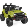 Best Choice Products 12V Kids Ride On Truck Car w/ Parent Remote Control, Spring Suspension, LED Lights - Green