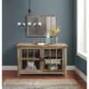Better Homes & Gardens Oxford Square TV Stand for TVs up to 55", Rustic Brown