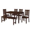 Better Homes & Gardens Bankston Dining Table, Mocha Better Homes & Gardens Bankston Dining Table, Mocha