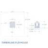 Backyard Discovery Timberlake Cedar Wooden Playhouse Backyard Discovery Timberlake Cedar Wooden Playhouse