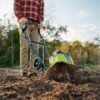 Earthwise 11-Inch 2x20-Volt Lithium-Ion Cordless Electric Garden Tiller Cultivator