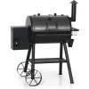 Sophia & William 8 in 1 Portable Wood Pellet Grill and Smoker with Protected Cover