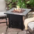 UniFlame Endless Summer Slate Mosaic Propane Fire Pit Table with FREE Cover