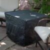UniFlame Endless Summer Slate Mosaic Propane Fire Pit Table with FREE Cover