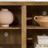 Woven Paths Modern Farmhouse Barn Door TV Stand for TVs up to 65 in, Barnwood