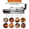 Z Grills ZPG-700E 697 sq. in. Pellet Grill & Smoker Stainless Steel