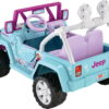 Power Wheels Disney Frozen Jeep Wrangler Battery-Powered Ride-On Toy Vehicle with Music & Sounds Power Wheels Disney Frozen Jeep Wrangler Battery-Powered Ride-On Toy Vehicle with Music & Sounds