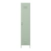 Shadwick 1 Door Tall Single Metal Locker Style Storage Cabinet, Pale Green