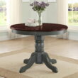Better Homes & Gardens Cambridge Place Dining Table, Blue & Mocha Finish