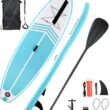 MaxKare Inflatable Stand Up Paddle Board SUP Inflatable Paddle Board with Paddleboard Accessories Triple Action Pump