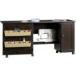 Sauder Storage Sewing and Craft Cart, Cinnamon Cherry Finish