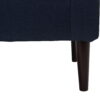 Mainstays Kinley Lounge Arm Chair, Navy Polyester Fabric Mainstays Kinley Lounge Arm Chair, Navy Polyester Fabric