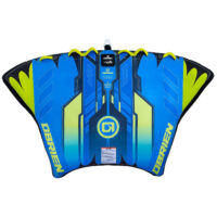 O'Brien Bat Wing 3 Person Inflatable Towable Water Sports Tube for Boating, Blue