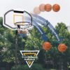 Marnur Portable Basketball Goal Basketball Hoop 35 Inch Outdoor Basketball Hoops Backboard with 7 ft-8.5ft Adjustable & Removable Wheels Indoor Basketball System Game Play