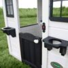 Backyard Discovery 2303010COM Sweetwater White Outdoor All Cedar Wooden Playhouse with Kitchen