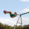 Backyard Discovery 1952050BCOM Big Brutus 10 in. Heavy-Duty Metal A-Frame Swing Set