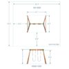 Backyard Discovery 2101043COM Heavy Duty Durango Wooden Swing Set