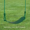 Backyard Discovery 2101043COM Heavy Duty Durango Wooden Swing Set