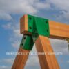 Backyard Discovery 2101043COM Heavy Duty Durango Wooden Swing Set