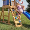Backyard Discovery 2200128COM Bay Pointe All Cedar Wooden Swing Set