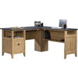 Sauder August Hill L-Desk, Dover Oak