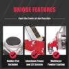 Big Red AT815016LR 1.5-Ton Low-Profile Aluminum and Steel Floor Jack with Dual Piston Speedy Lift