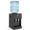 Avalon A1CTWTRCLRBLK Premium Hot/Cold Top Loading Countertop Water Cooler Dispenser with Child Safety Lock, Black