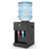 Avalon A1CTWTRCLRBLK Premium Hot/Cold Top Loading Countertop Water Cooler Dispenser with Child Safety Lock, Black