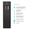Avalon A6BLWTRCLRBLK Touchless Bottom Loading Water Cooler Dispenser, Hot & Cold Water, UL/Energy Star- Black