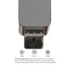 Brio CLCTPOU620UVF2 Tri-Temp 2-Stage Countertop Point of Use Water Cooler with UV Self-Cleaning