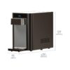 Brio CLCTPOU620UVF2 Tri-Temp 2-Stage Countertop Point of Use Water Cooler with UV Self-Cleaning
