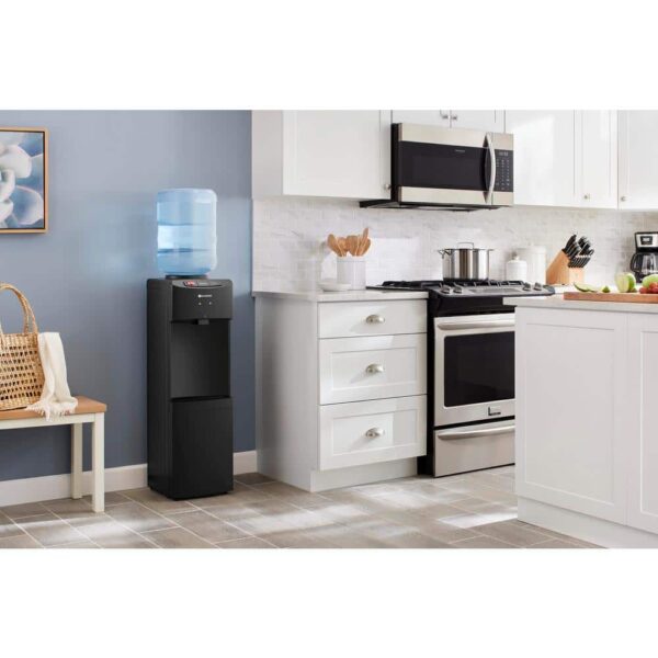 Glacier Bay BY570 Matte Black Top Load Water Dispenser - Discounttoday.net