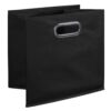 Regency HDCHTOTE12PKBK 12 in. H x 12 in. W x 12 in. D Black Fabric Cube Storage Bin 12-Pack Regency HDCHTOTE12PKBK 12 in. H x 12 in. W x 12 in. D Black Fabric Cube Storage Bin 12-Pack