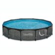 Summer Waves P20012331 33 in. Round 144 in. Above Ground Outdoor Pool with Filter Pump