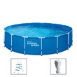 Summer Waves P2001542E117 15 ft. Round 42 in. Deep Metal Frame Pool
