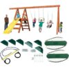 Swing-N-Slide Playsets WS 4433 DIY Yourself Pioneer Custom Outdoor Swing Set Hardware Kit with Playset Accessories (Lumber and Slide Not Included)