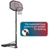 Easyfashion 9-12 Ft. Adjustable Height Portable Basketball Hoop for Outdoors, Red Easyfashion 9-12 Ft. Adjustable Height Portable Basketball Hoop for Outdoors, Red