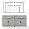 Crosley Tara Sideboard Distressed Gray