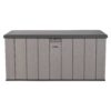 Lifetime 150 Gallon Outdoor Storage Deck Box in Storm Dust Gray