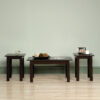 Sauder Beginnings 3-Piece Accent Table Set, Cinnamon Cherry Finish