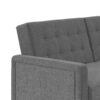 Better Homes & Gardens Porter Fabric Tufted Sofa Bed, Gray Linen